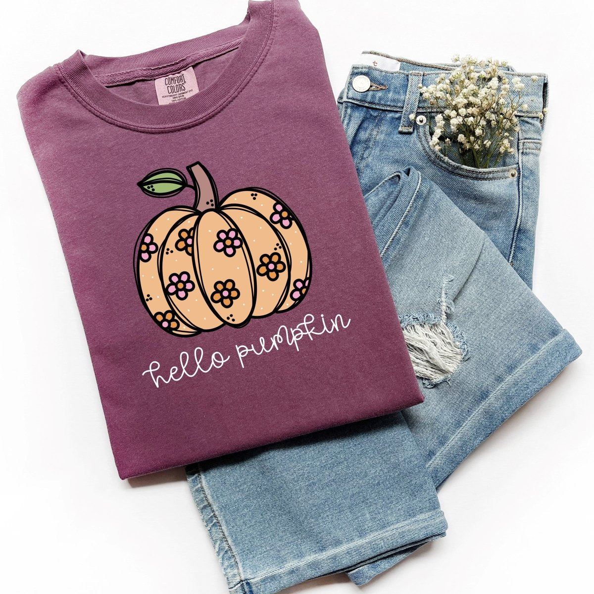 "Hello Pumpkin" Teacher T-Shirt | Fall T-Shirt