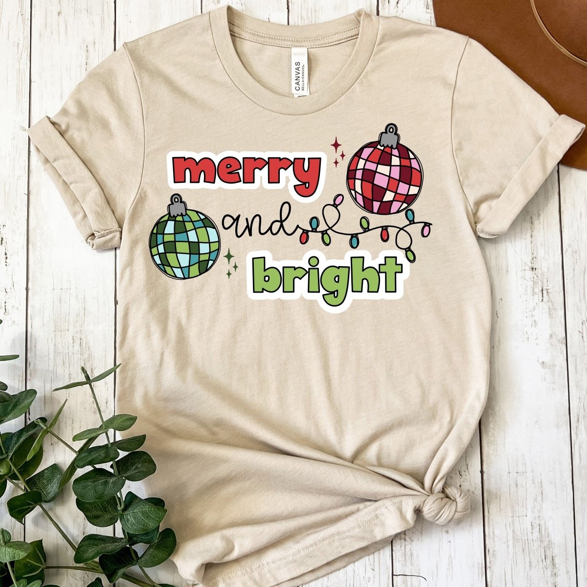 "Merry and Bright" Christmas T-Shirt