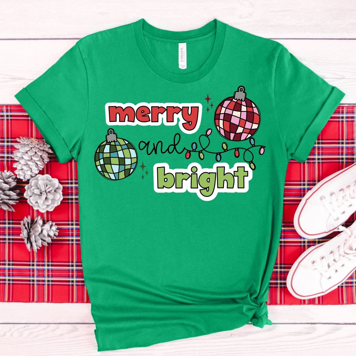 "Merry and Bright" Christmas T-Shirt