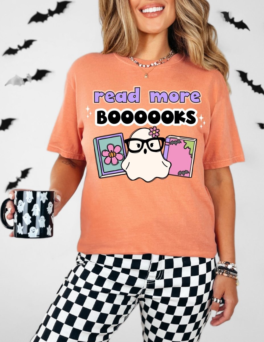 "Read More Boooooks" Halloween Teacher T-Shirt